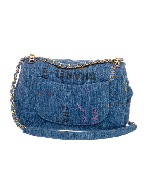 Chanel Rectangular Mini Denim Mood Flap Bag