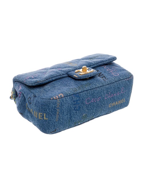 Chanel Rectangular Mini Denim Mood Flap Bag
