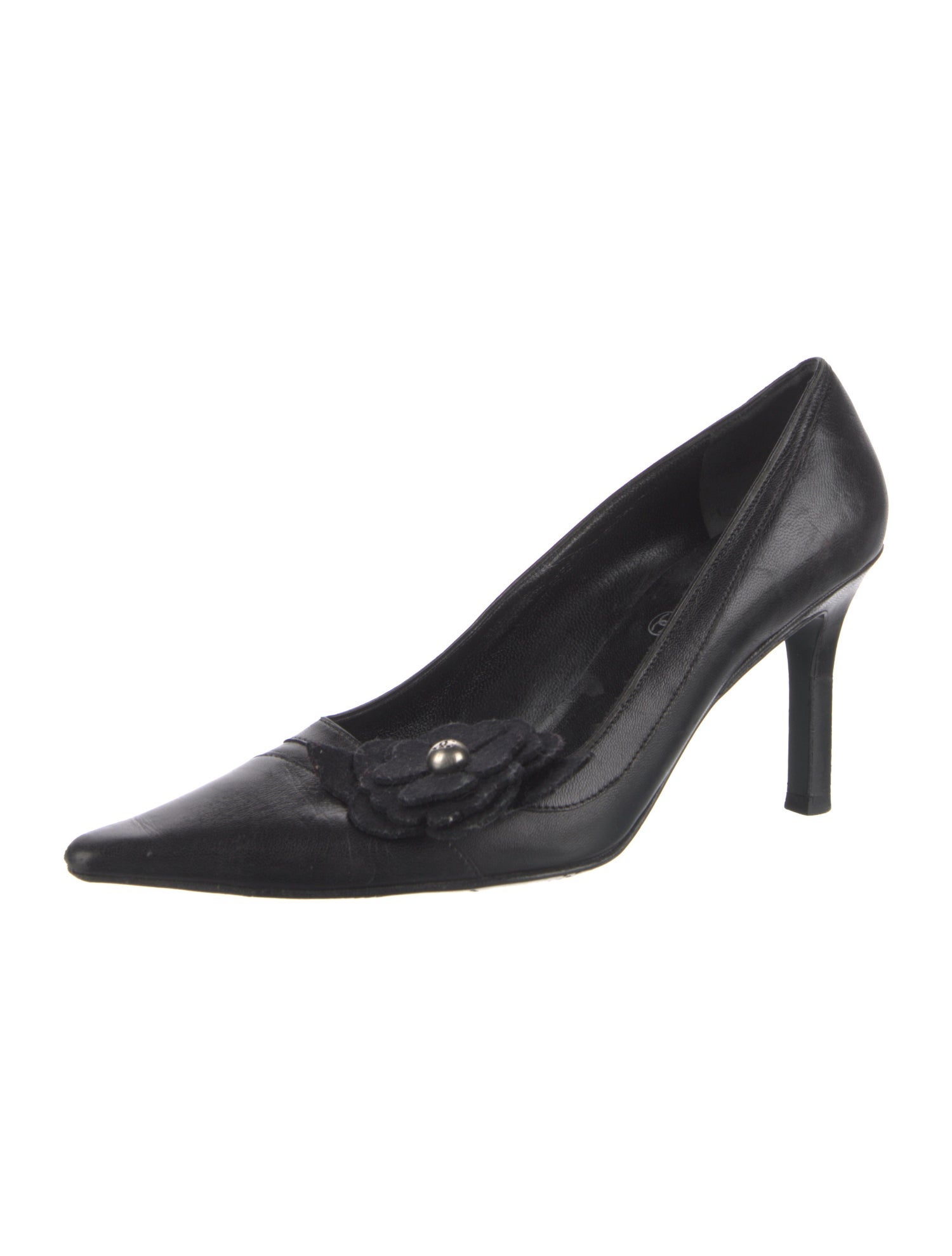 Chanel Vintage Interlocking CC Logo Pumps