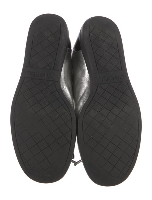 Chanel Interlocking CC Logo Leather Sneakers