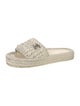 Chanel Interlocking CC Logo Espadrilles