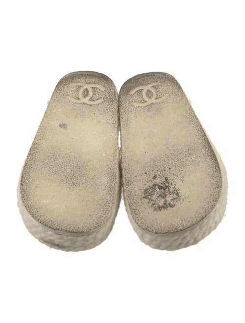 Chanel Interlocking CC Logo Espadrilles