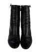 Chanel Interlocking CC Logo Leather Combat Boots