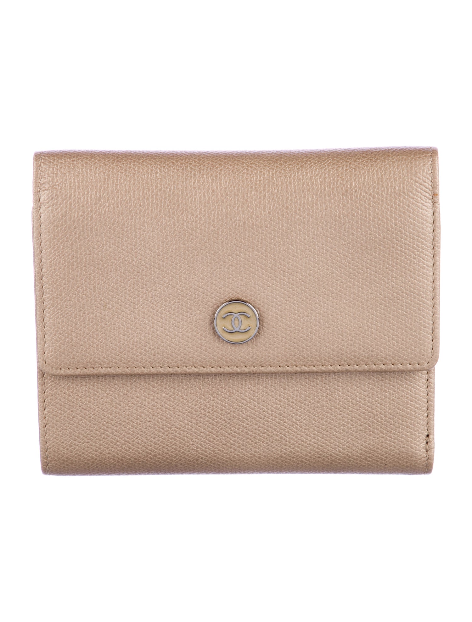 Chanel 2005-2006 Sevruga Compact Compact Wallet