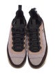 Chanel Interlocking CC Logo Suede Sneakers