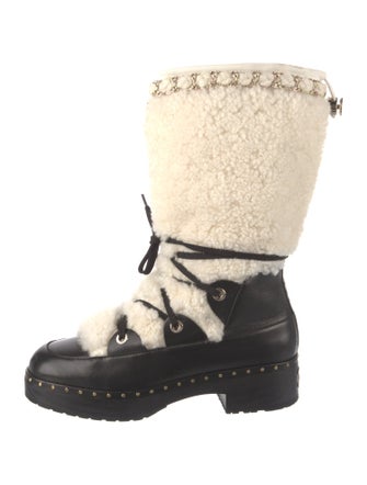 Chanel 2019 Interlocking CC Logo Boots
