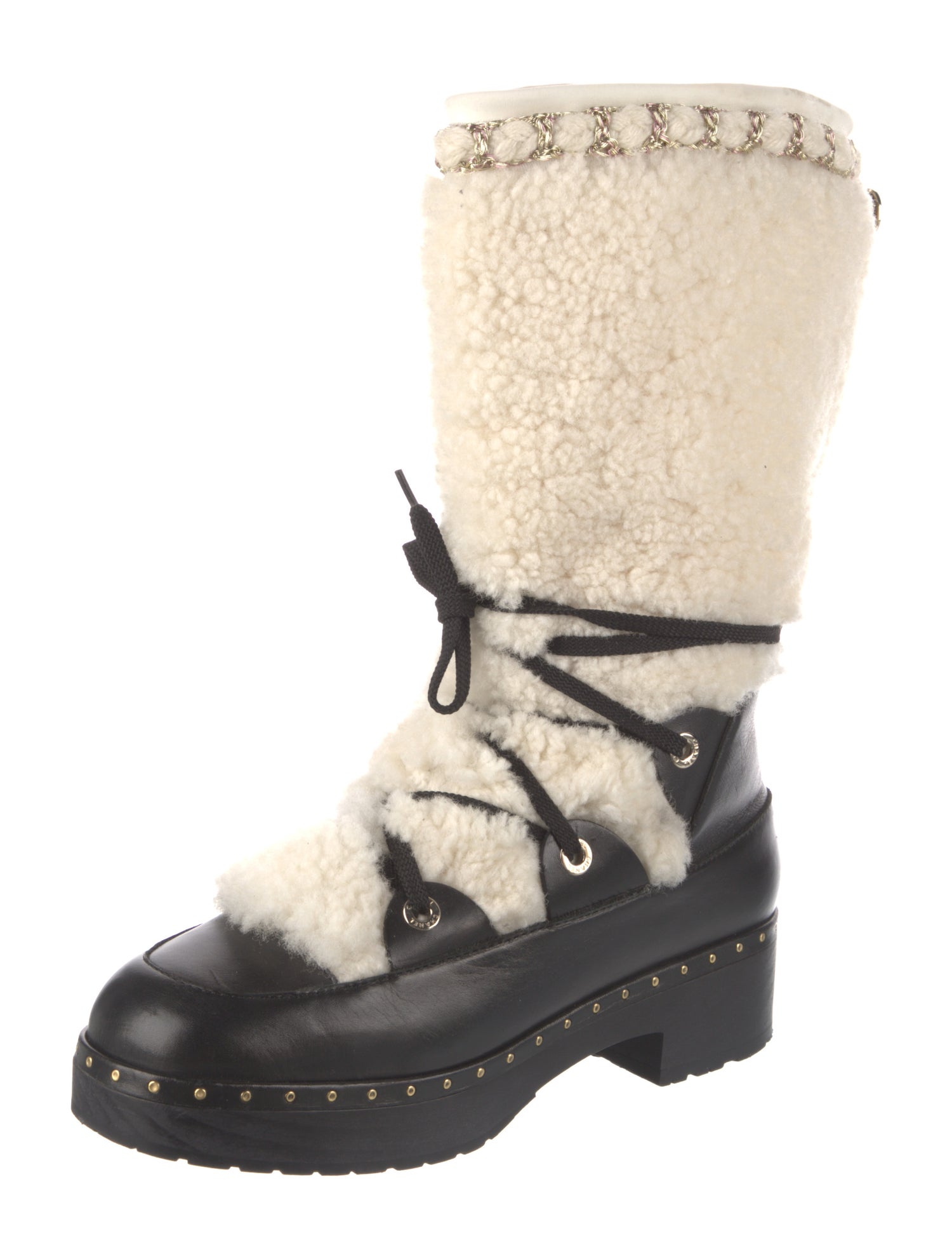 Chanel 2019 Interlocking CC Logo Boots