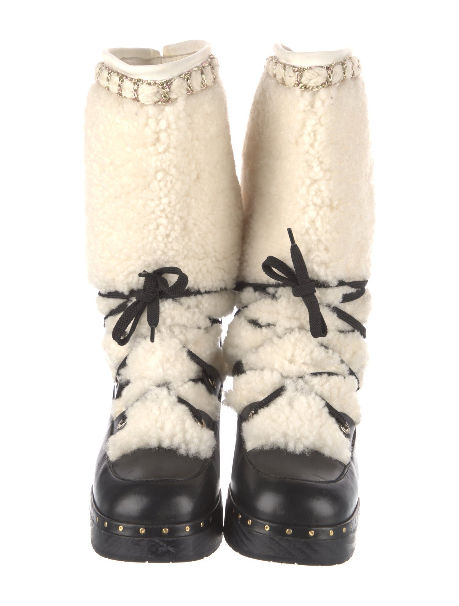 Chanel 2019 Interlocking CC Logo Boots