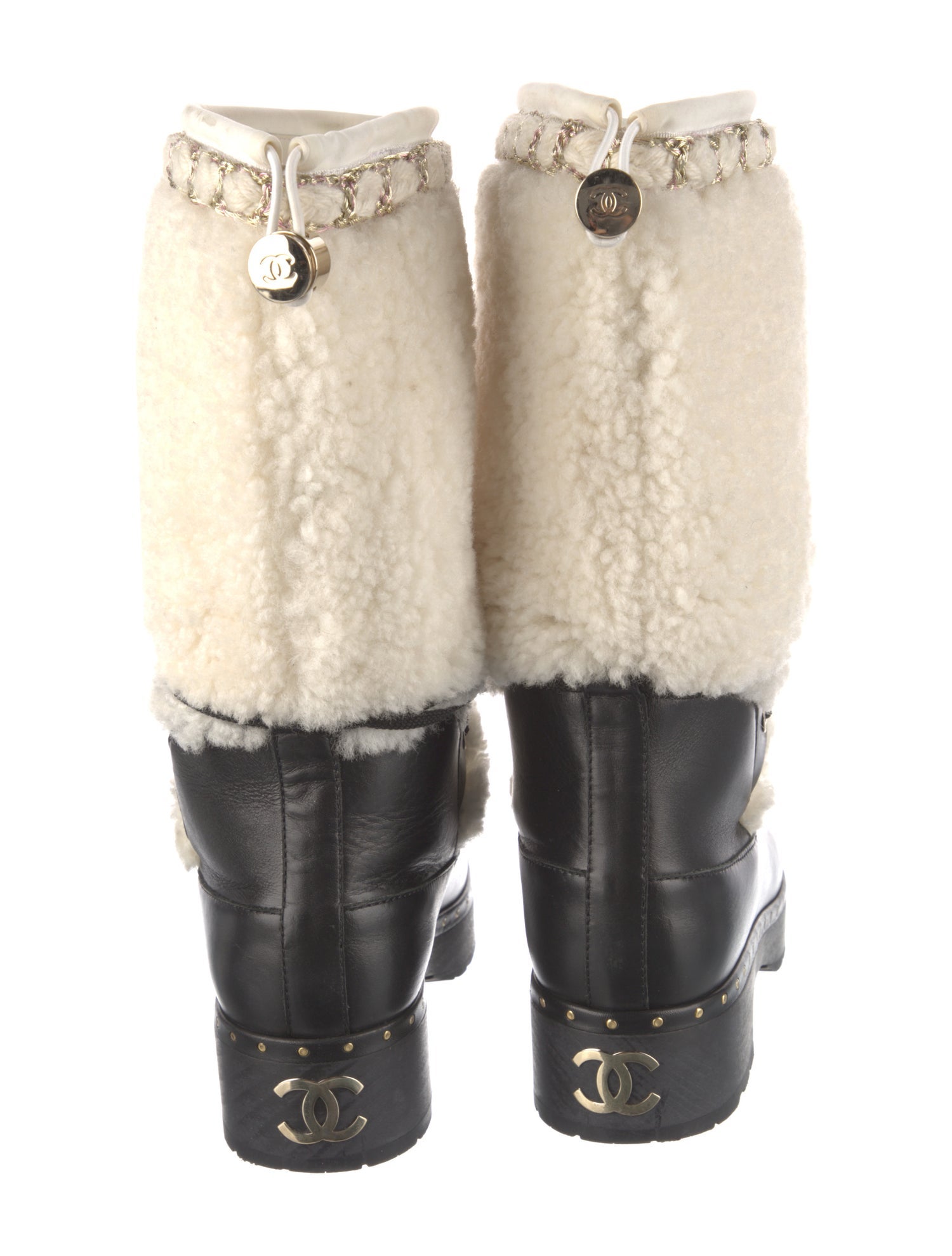 Chanel 2019 Interlocking CC Logo Boots