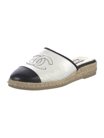 Chanel 2023 Interlocking CC Logo Espadrilles