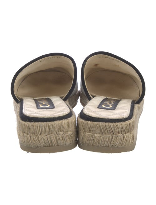 Chanel 2023 Interlocking CC Logo Espadrilles