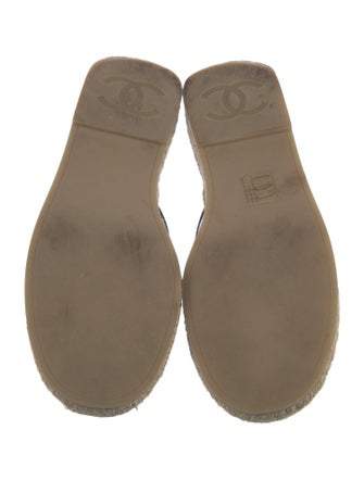 Chanel 2023 Interlocking CC Logo Espadrilles