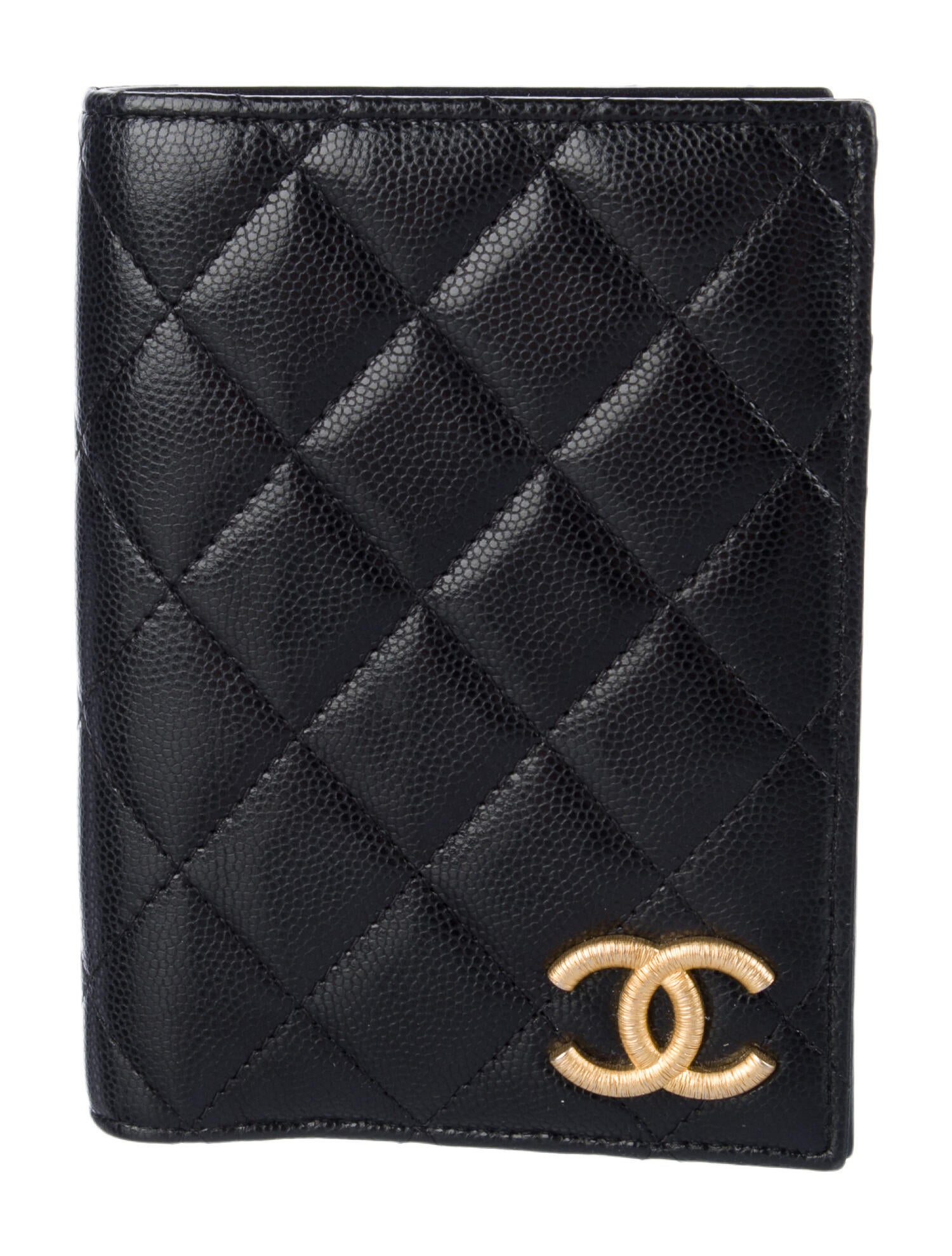 Chanel Quilted CC Passport Cover