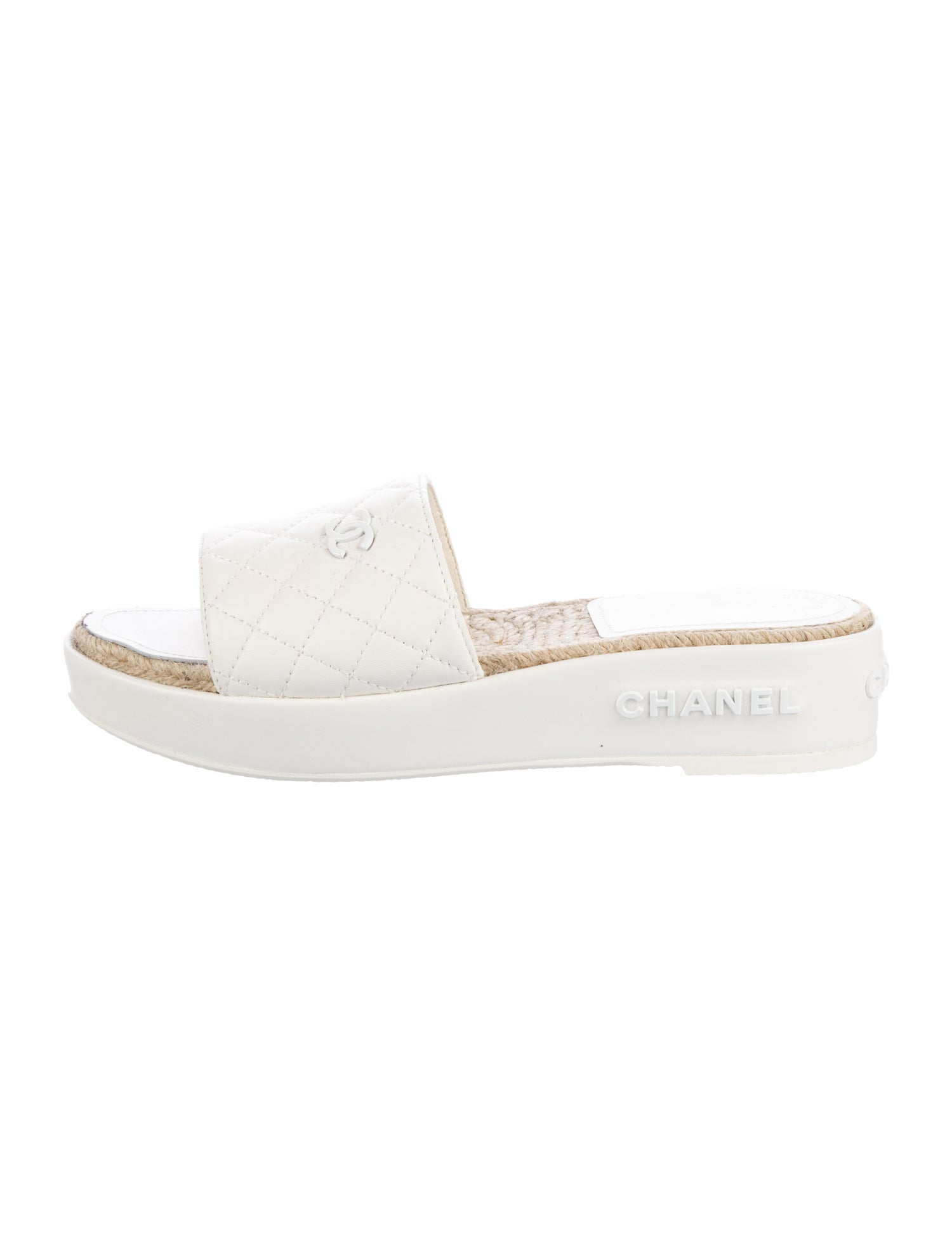 Chanel 2020 Interlocking CC Logo Slides