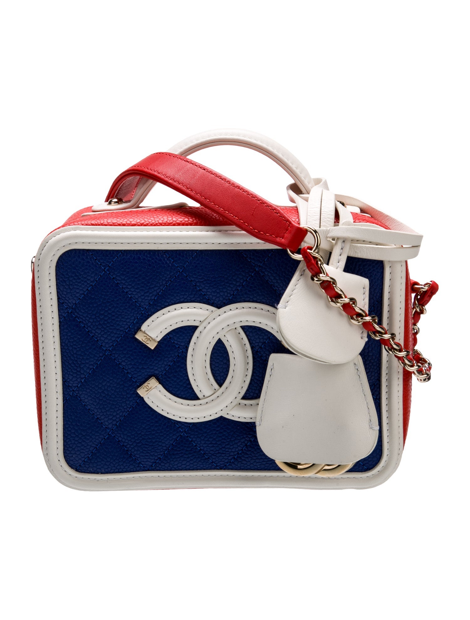 Chanel Small Filigree Vanity Case