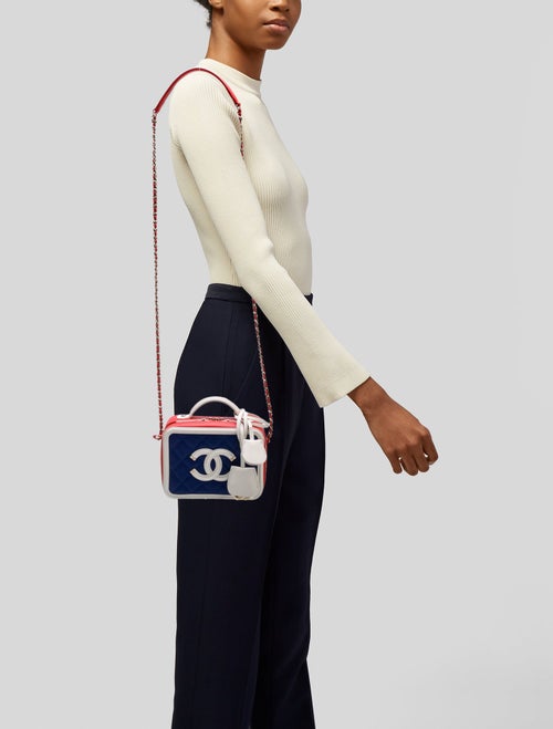 Chanel Small Filigree Vanity Case