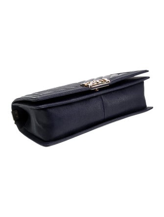 Chanel Chevron Large Boy Flap Bag