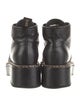 Chanel Interlocking CC Logo Lambskin Combat Boots