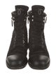 Chanel 2018 Interlocking CC Logo Combat Boots