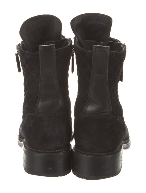 Chanel 2018 Interlocking CC Logo Combat Boots