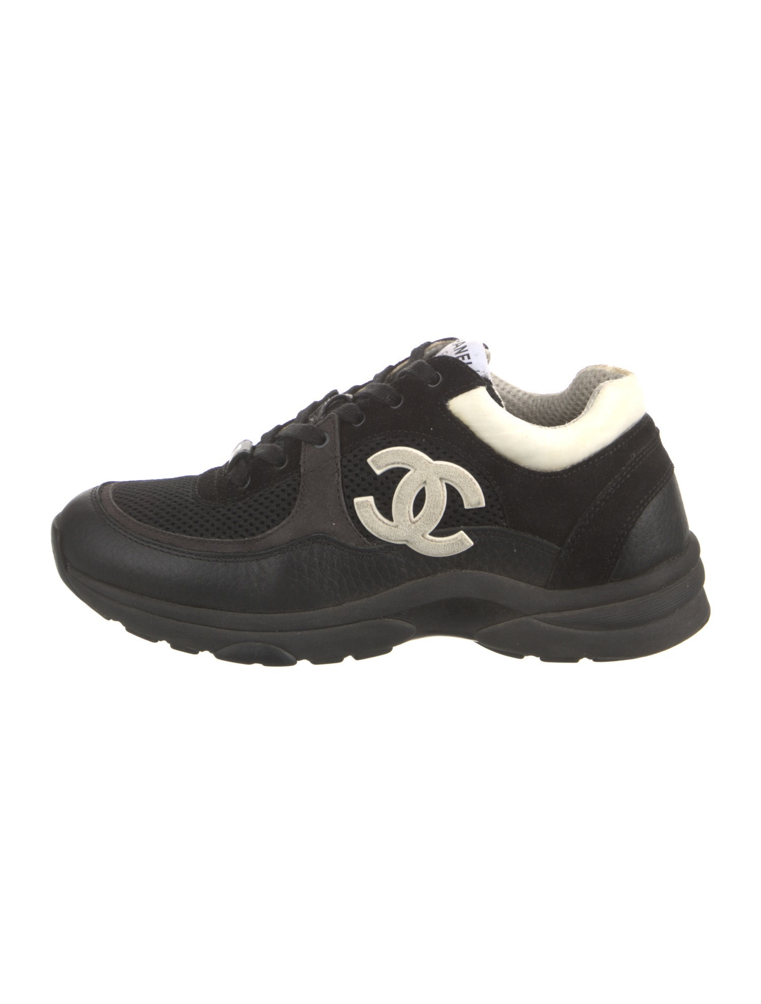 Chanel Interlocking CC Logo Mesh Sneakers