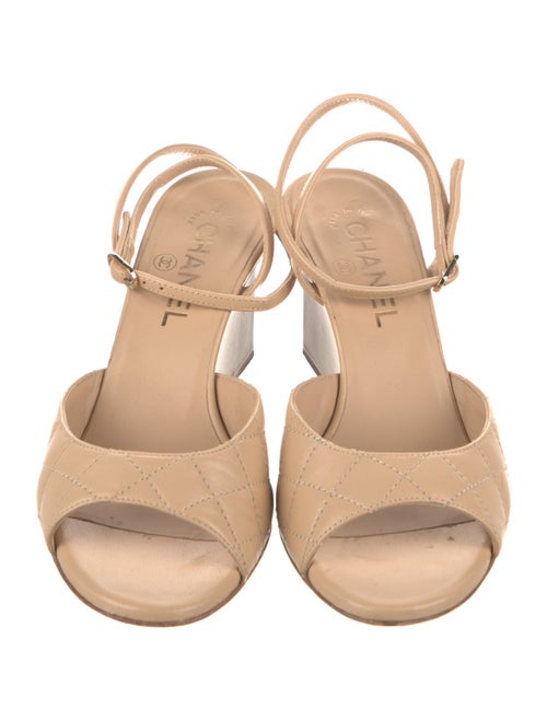 Chanel 2024 Interlocking CC Logo Sandals