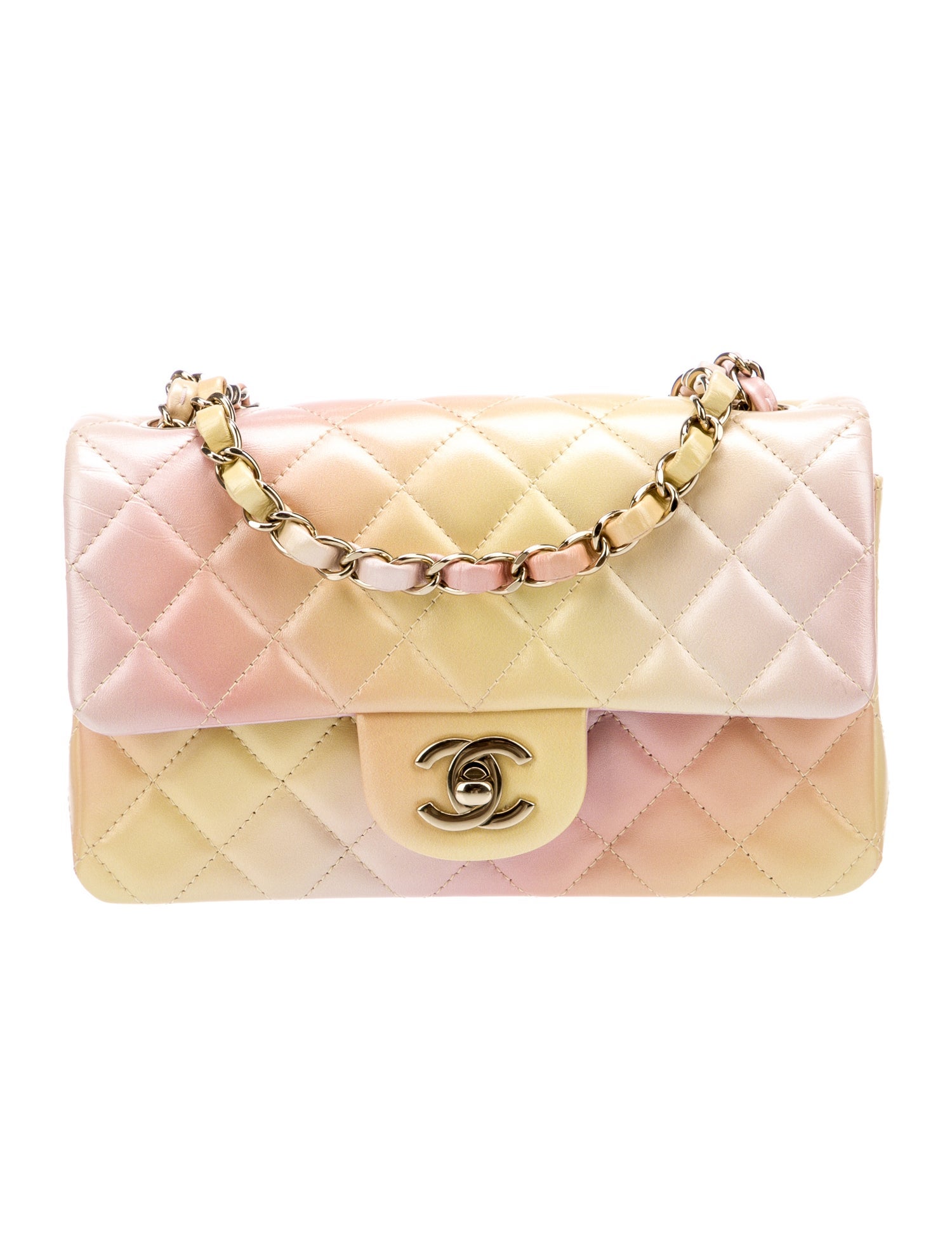 Chanel Tie Dye Ombré Rectangular Mini Flap Bag