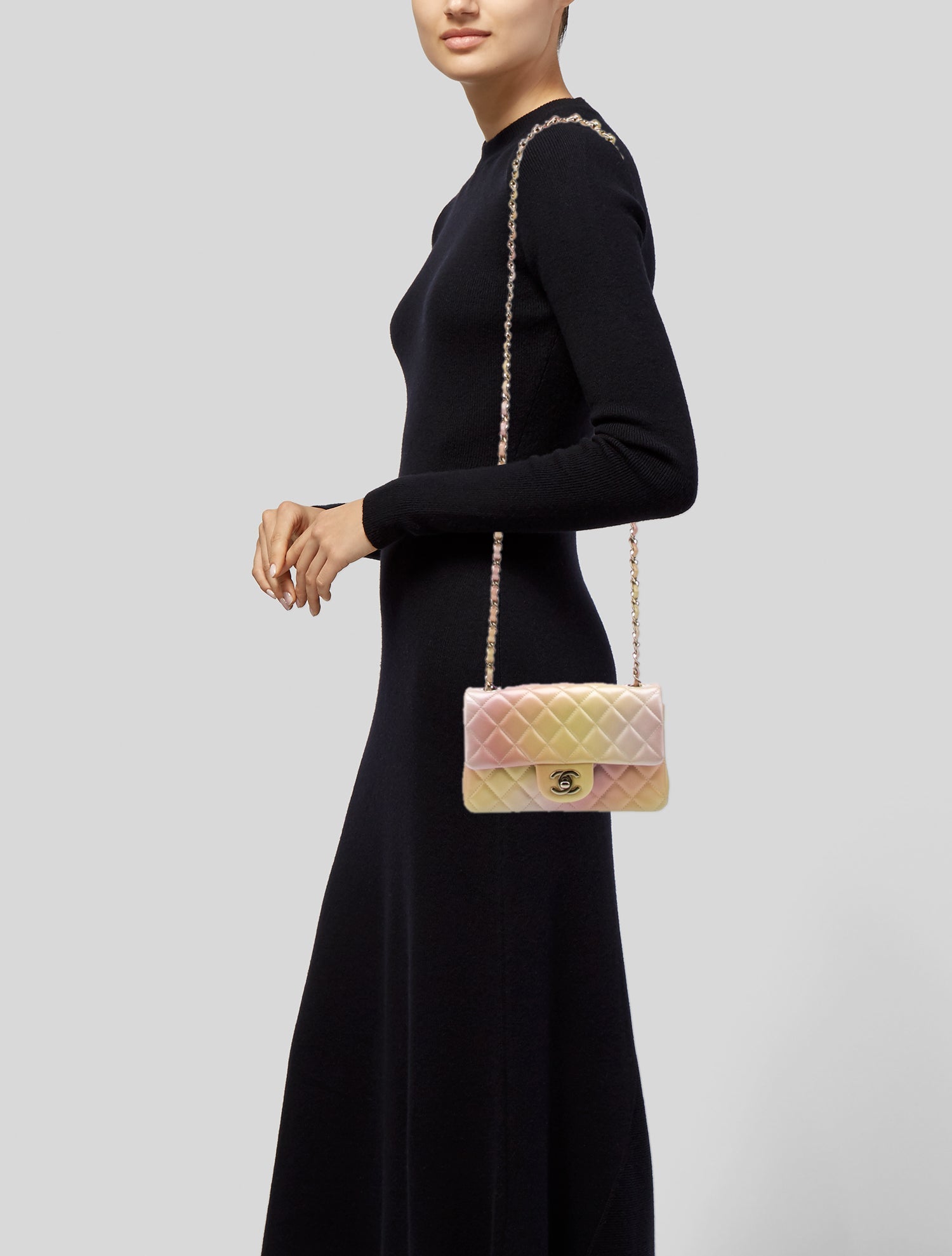 Chanel Tie Dye Ombré Rectangular Mini Flap Bag