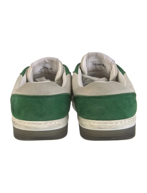 Chanel Interlocking CC Logo Suede Sneakers