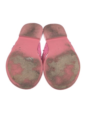 Chanel 2023 Interlocking CC Logo Flip Flops