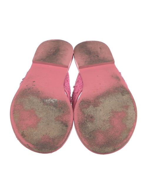 Chanel 2023 Interlocking CC Logo Flip Flops