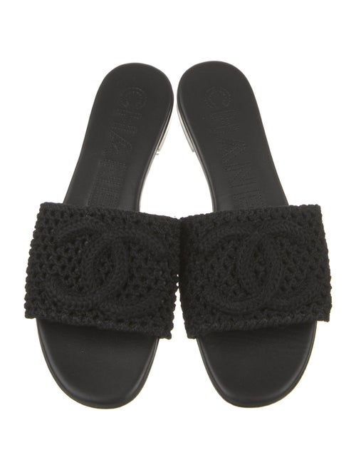 Chanel 2024 Interlocking CC Logo Slides