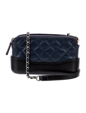 Chanel Gabrielle Double Zip Clutch w Chain