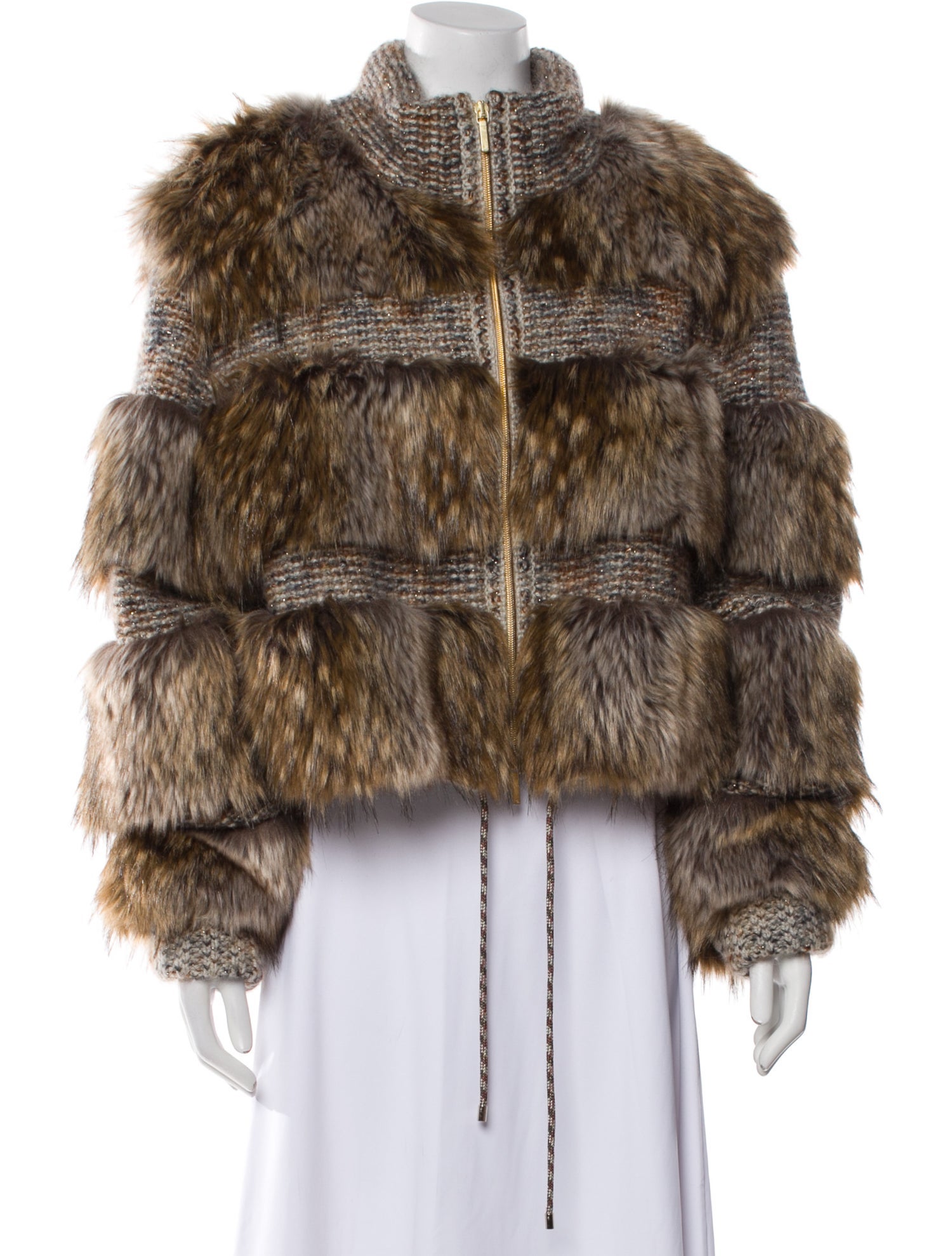 Chanel 2018 Cashmere Faux Fur Jacket w/ Tags