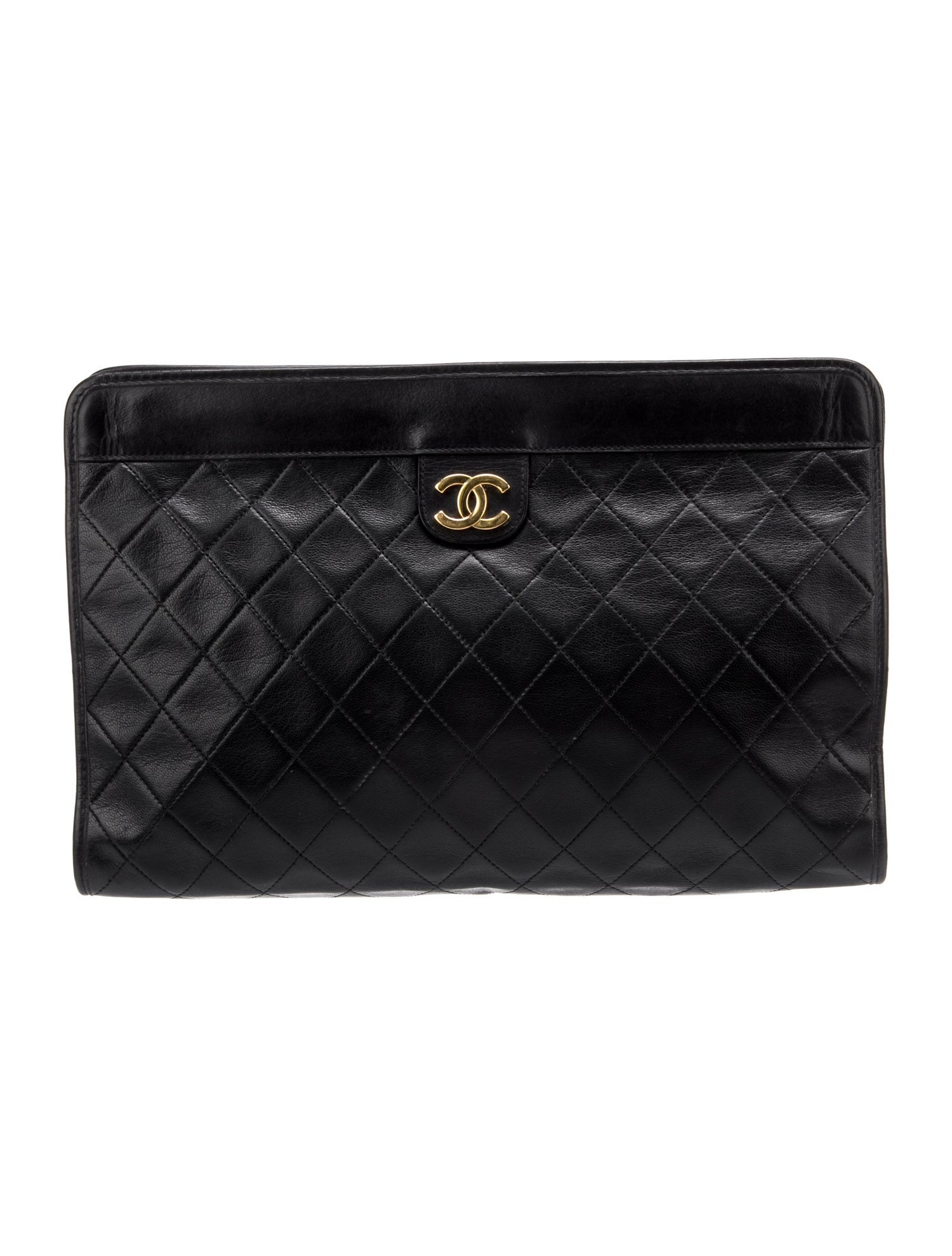 Chanel Vintage CC Frame Clutch
