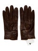 Chanel Lasercut Interlocking CC Logo Leather Gloves