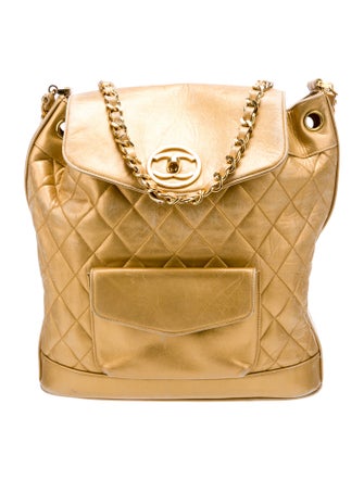 Chanel Quilted CC Backpack