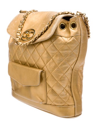 Chanel Quilted CC Backpack