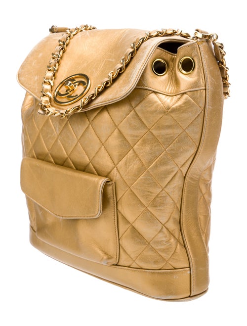 Chanel Quilted CC Backpack