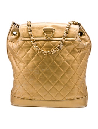 Chanel Quilted CC Backpack