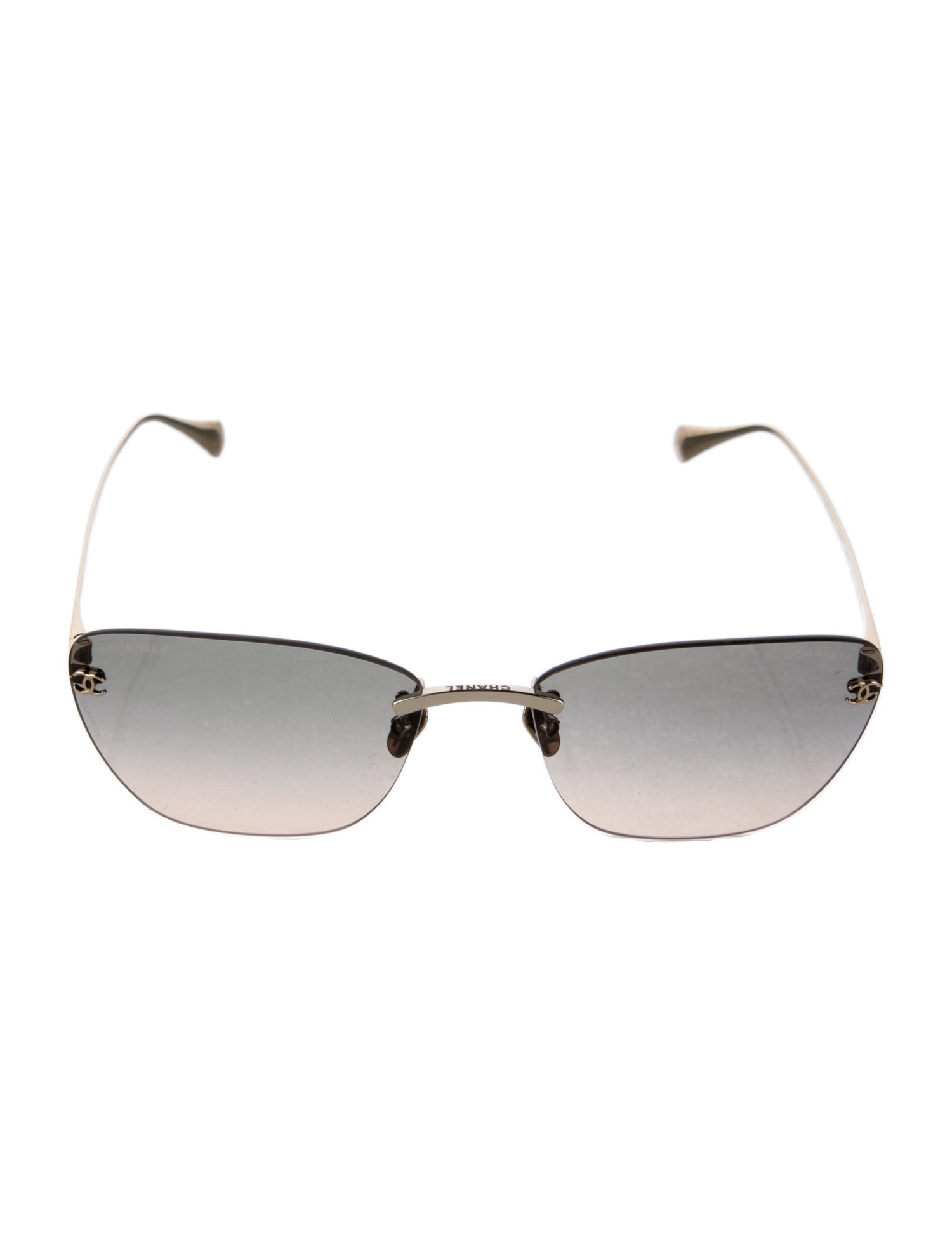 Chanel Interlocking CC Logo Square Sunglasses