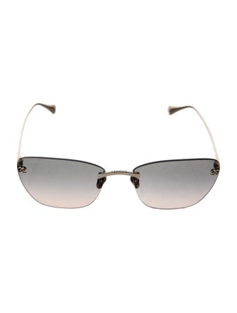 Chanel Interlocking CC Logo Square Sunglasses