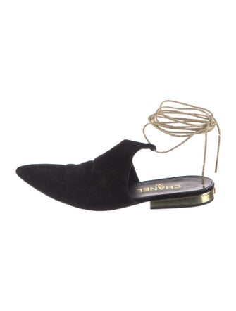 Chanel 2015 Interlocking CC Logo Mules