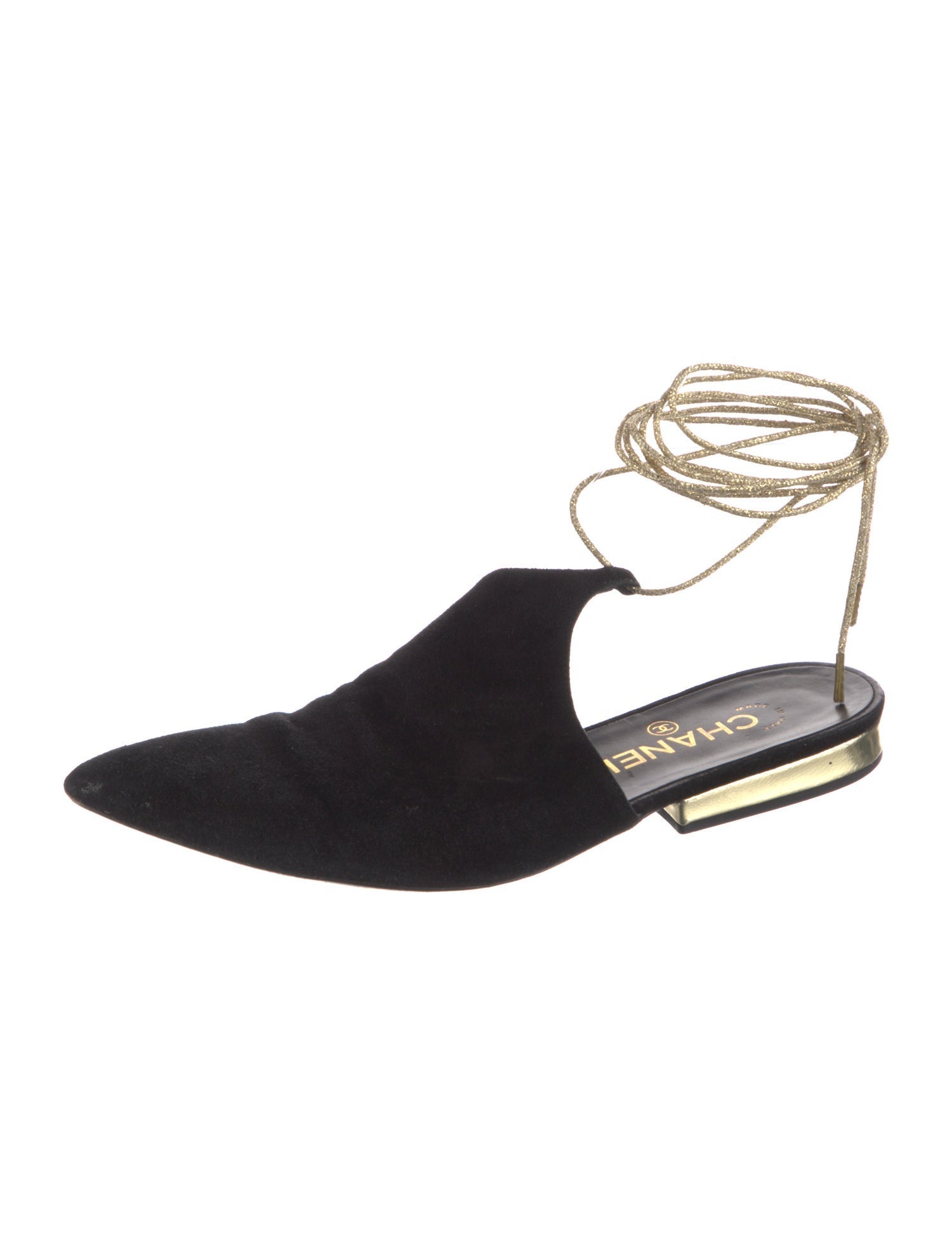 Chanel 2015 Interlocking CC Logo Mules