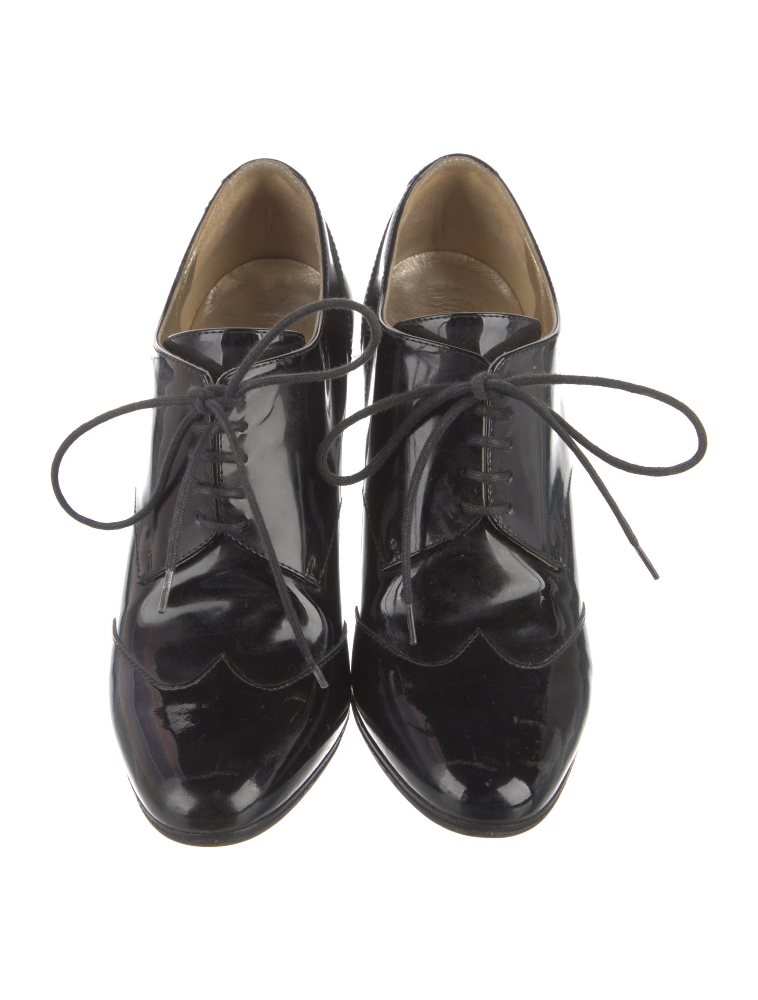 Chanel 2017 Interlocking CC Logo Lace-Up Boots