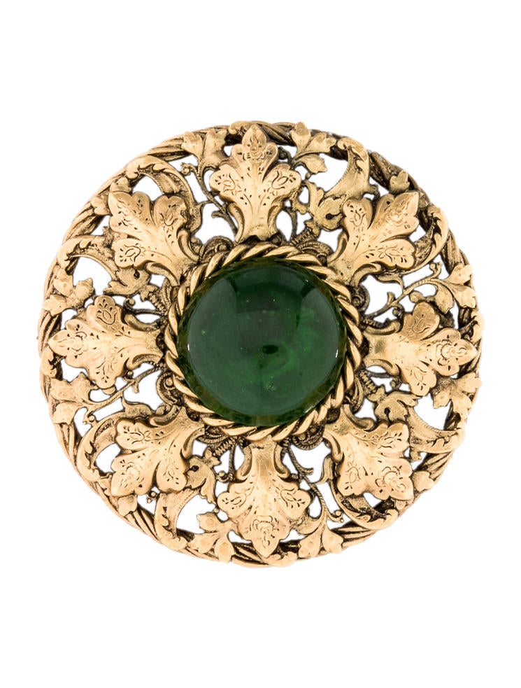 Chanel Gripoix Brooch