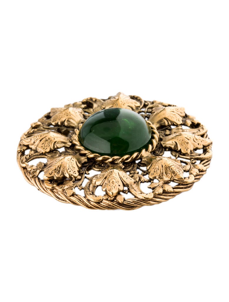 Chanel Gripoix Brooch