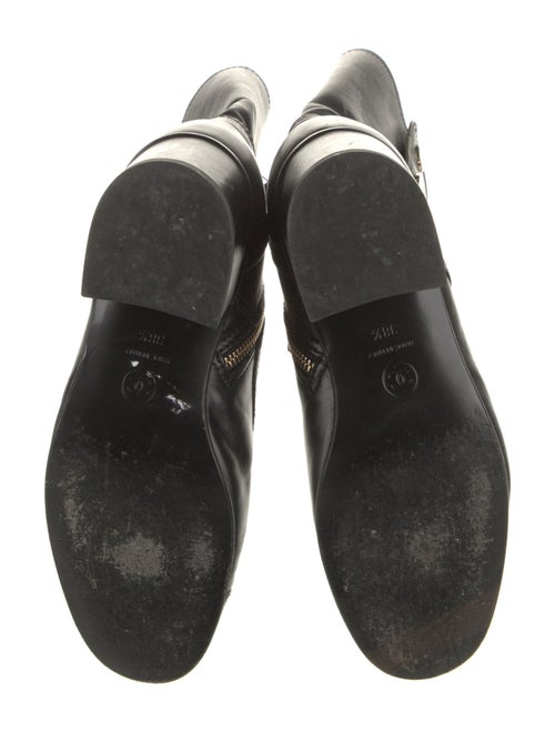 Chanel 2019 Interlocking CC Logo Combat Boots