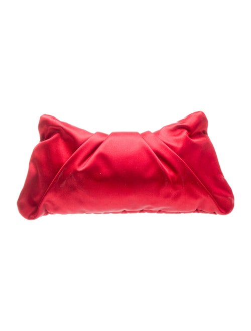 Chanel Satin Quilted Half Moon Clutch