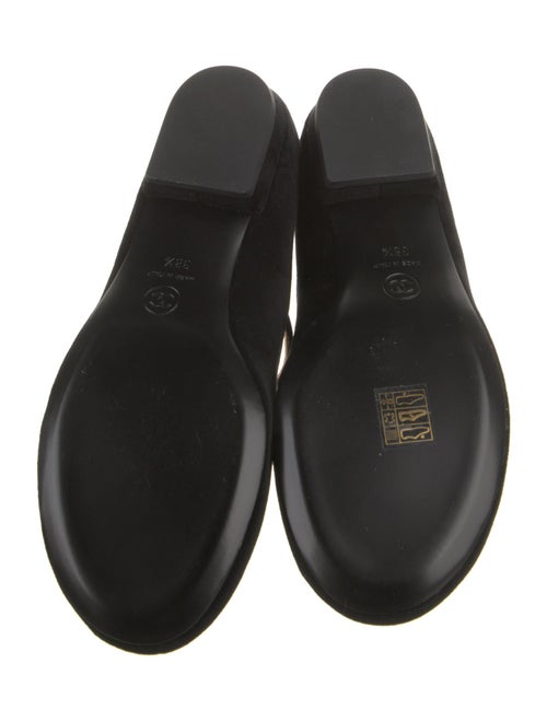 Chanel 2024 Interlocking CC Logo Mary Jane Flats